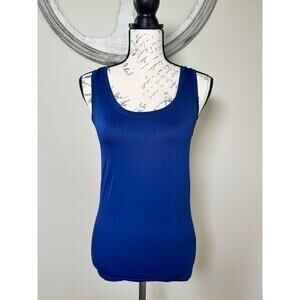 Karen Kane Women’s Tank Top Royal Blue Size L Made in USA